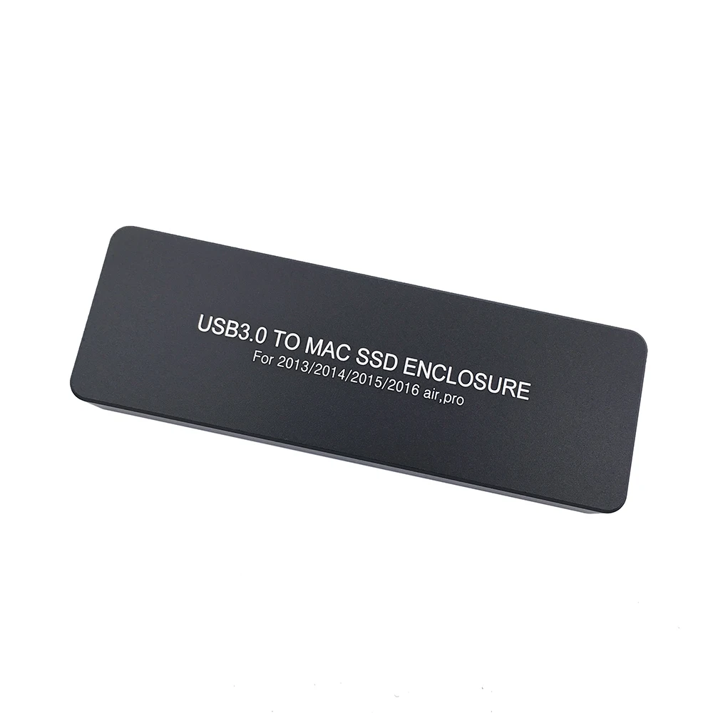 Metal  Aluminum USB3.0 To MAC SSD Enclosure Adapter for 2013 2014 2015 2016 MacBook Air