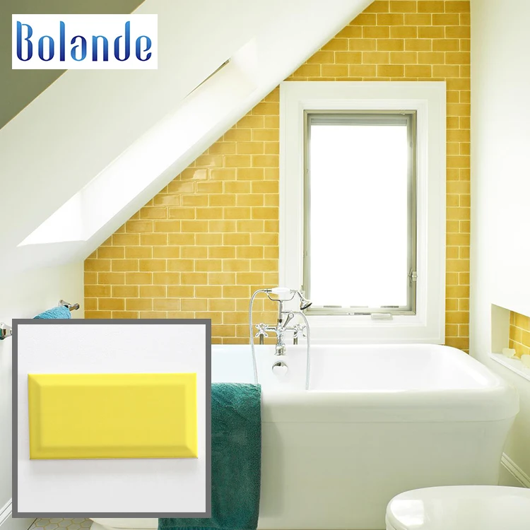 Beveled 100x200mm Brick Wall Tiles Price In Bangladesh Porcelain Glossy Yellow Gloss Subway Tile Backsplash Buy Kitchen Subway Tiles Never Fade Away Mosaic Mosaic Bathroom Wall Tile Product On Alibaba Com