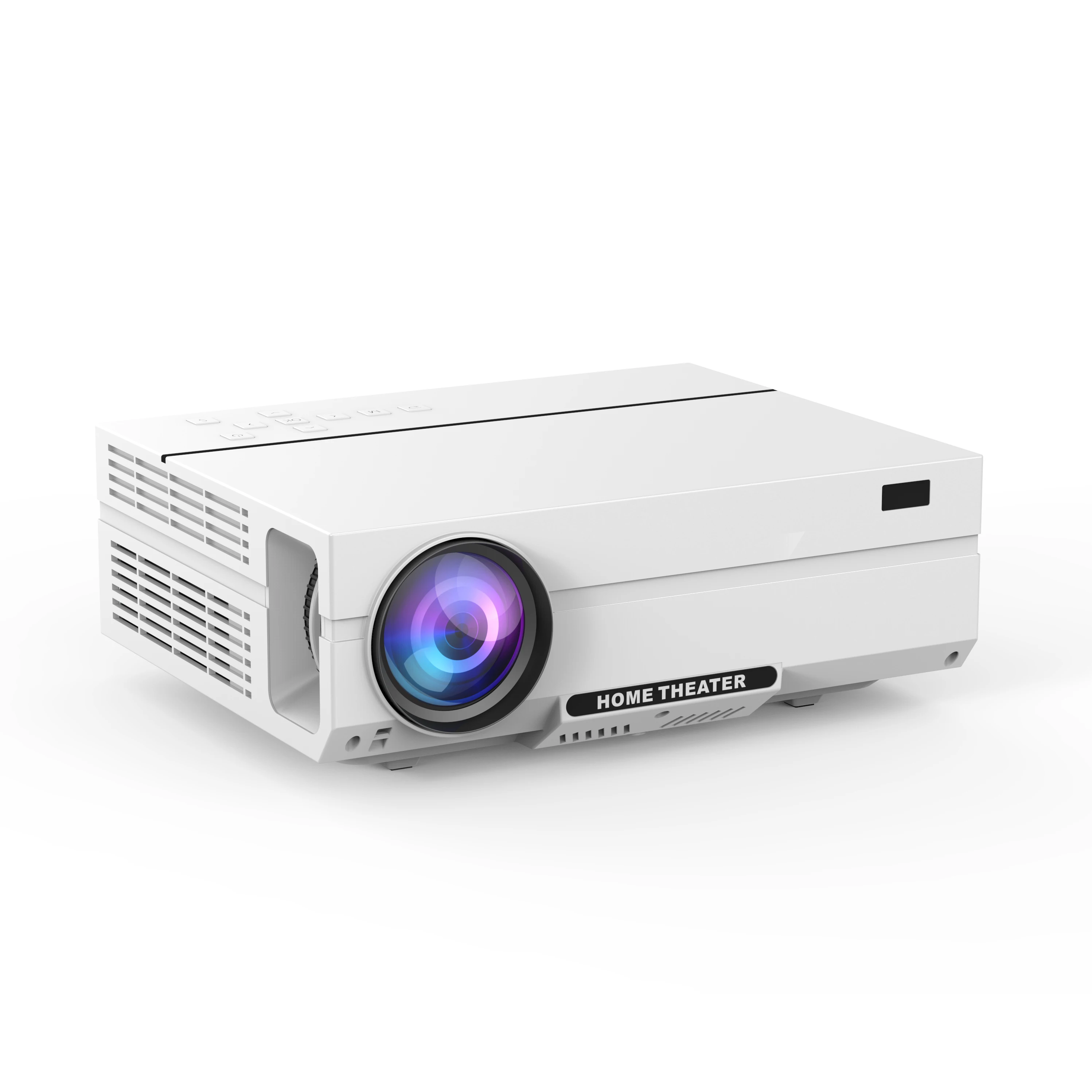 

YOUYUAN home theater projectors 1920*1080 Real Full HD 1080P Projector 3600 Lumens, White;black