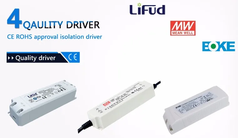 anti-glare Triac 0-10V DALI dimmable cob led linear surface mounted downlight