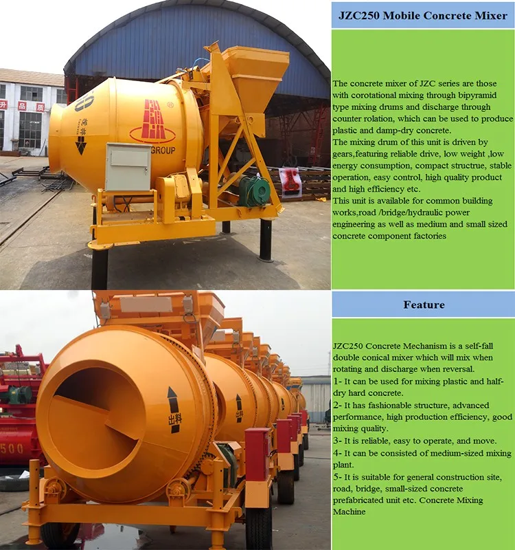 Bangladeshi Concrete Mixer Machine With Lift Price Used Concrete Mixer