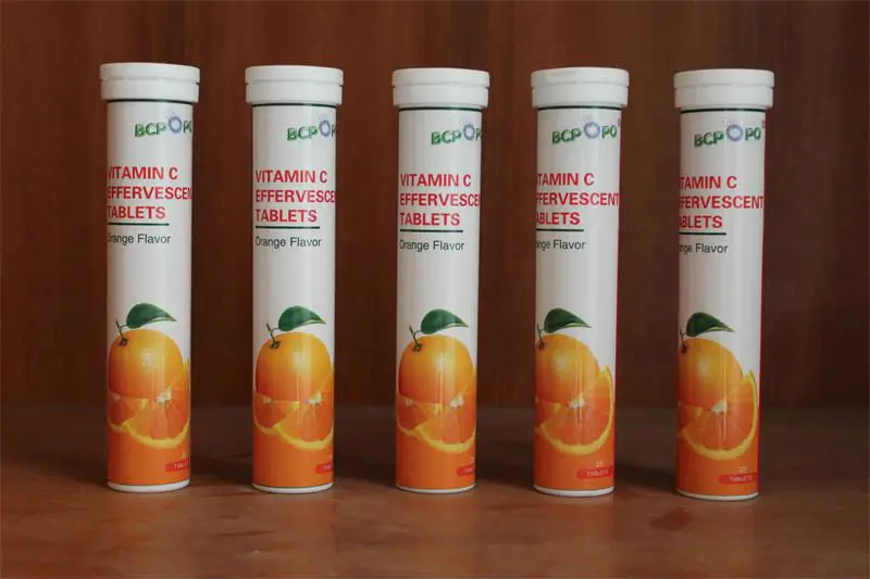 multi flavors 1000 mg Vitamin C nutrient supplement fizz tablet drink