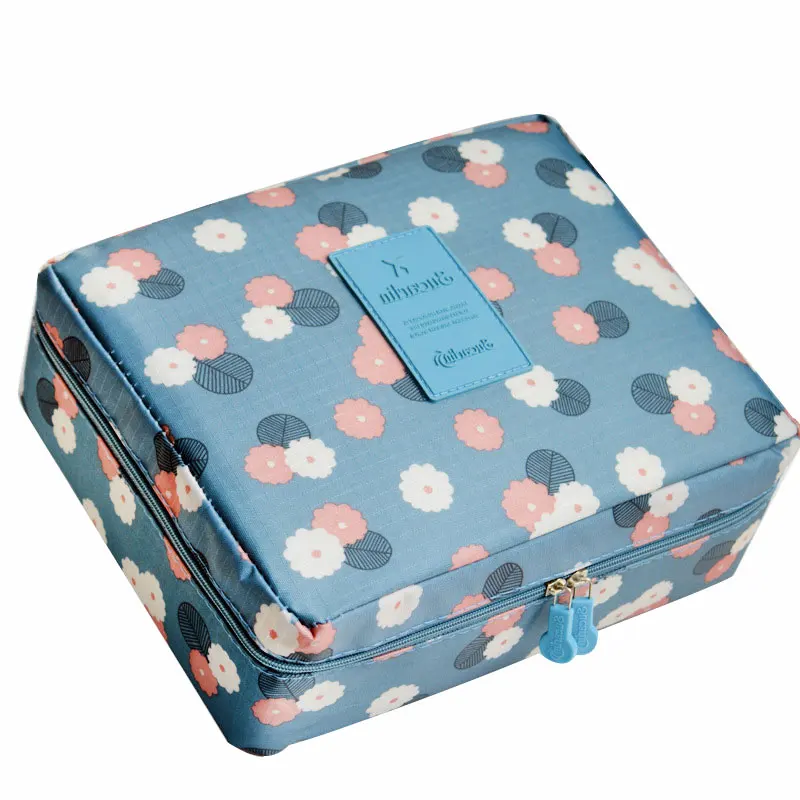 

Korean Waterproof Cosmetic Bag Tote Makeup Storage Bag For Travelling, 14 designs
