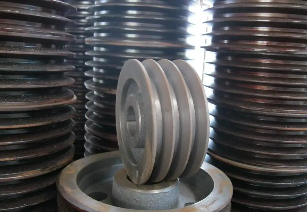 China supplier OEM cast iron drawing sizes v belt pulley