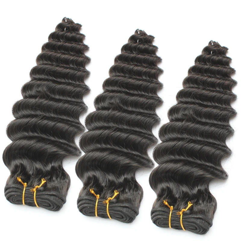 

Indian Human Double Hair Raw Cuticle Aligned Virgin Remy Deep Wave Hair Extensions