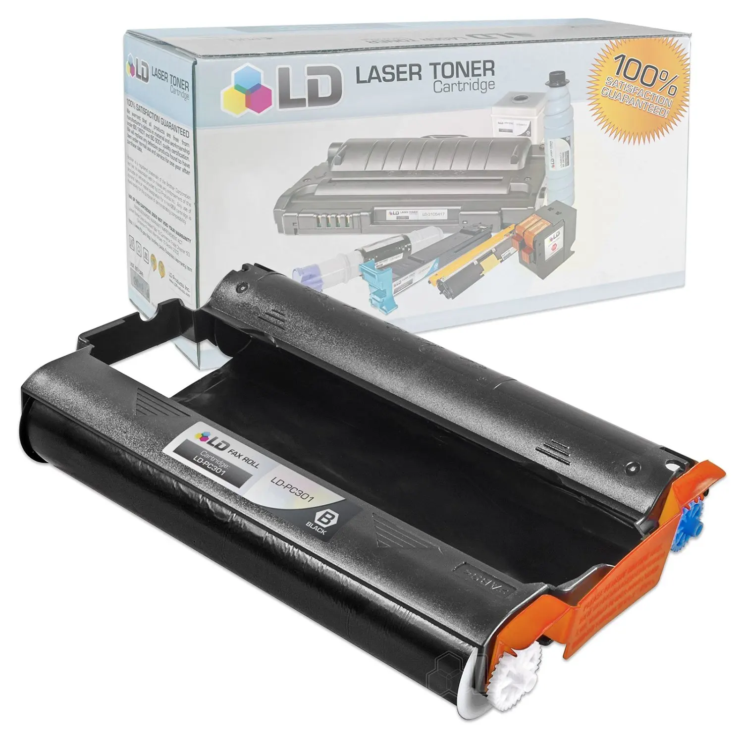 Get Quotations · LD Compatible Replacement for Brother PC301 Fax Cartridge  With Roll for use in Brother FAX 885MC