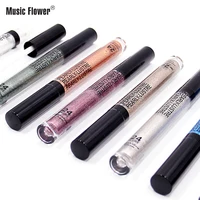 

Music Flower GMPC And ISO Standard 8 colors Shimmer Glitter Makeup Smudgeproof Soft Texture Liquid Eyeshadow Waterproof