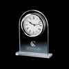 Elegant personalized crystal big desk clock for table decoration and souvenir gift