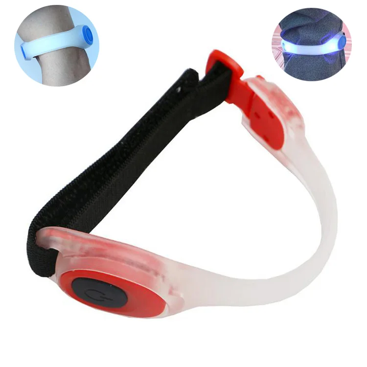 Safety Led Reflective Belt Strap Armband Flashlight Night Cycling