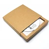 Handmade brown kraft paper packaging box for CD/DVD/VCD