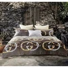 hotsale pigment print cotton leopard rings duvet cover quilt bedskirt comforter flat sheet set