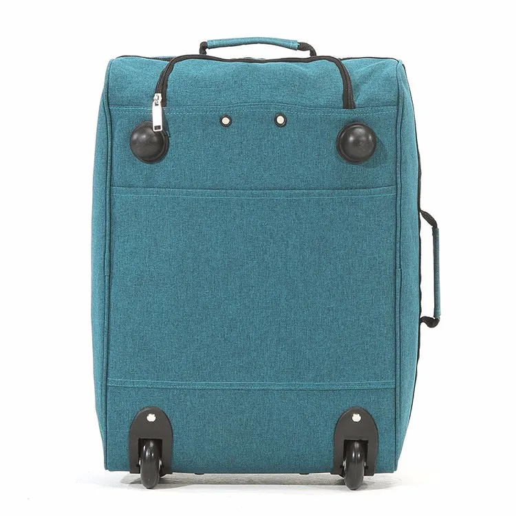 travel blue folding luggage trolley