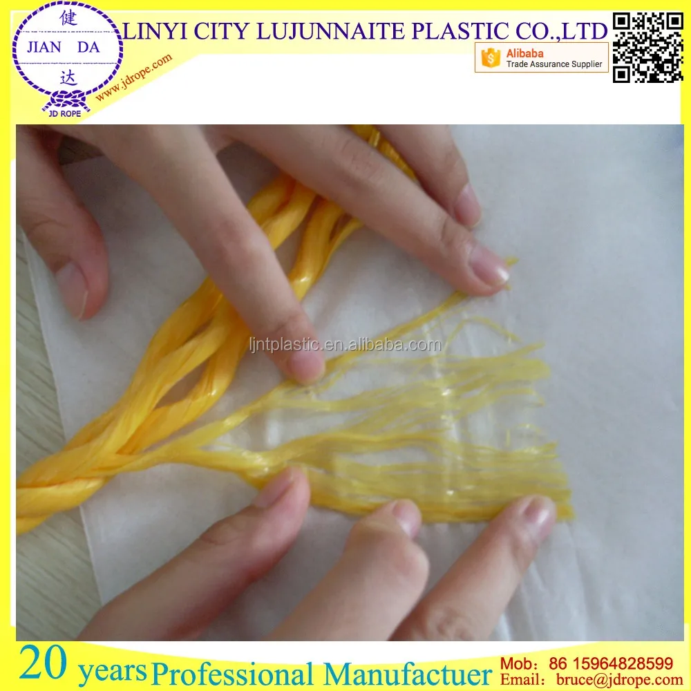 3 strands PP/PE tiger rope