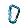 Geckos Embossed Handbag Aluminum Snap Hook ,No Tensile Strength Carabiner Bit Aluminum Snap Hook, Blue Aluminum Hook