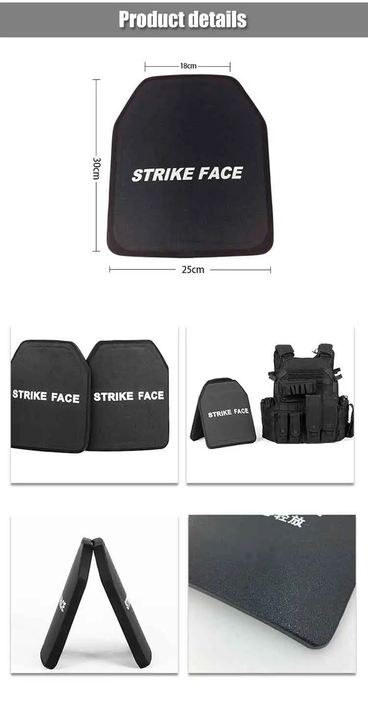 Approved Nij Iii Level Bulletproof Plate Ballistic Pe Ceramic Plate
