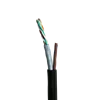 Kingmaking U/UTP Cat5e +2 core Power cable Outdoor copper 24AWG for CCTV system IP camera security products