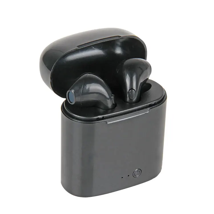 

I7 Tws Mini telephone Headset Wireless Blue tooth Earphone with charging case, Black/white/gold/red/