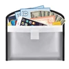 Fireproof Document Bag Fireproof Money Bag for Cash 10.2"x6"Non-Itchy Silicone for File Holder Passport,Jewelry, Document