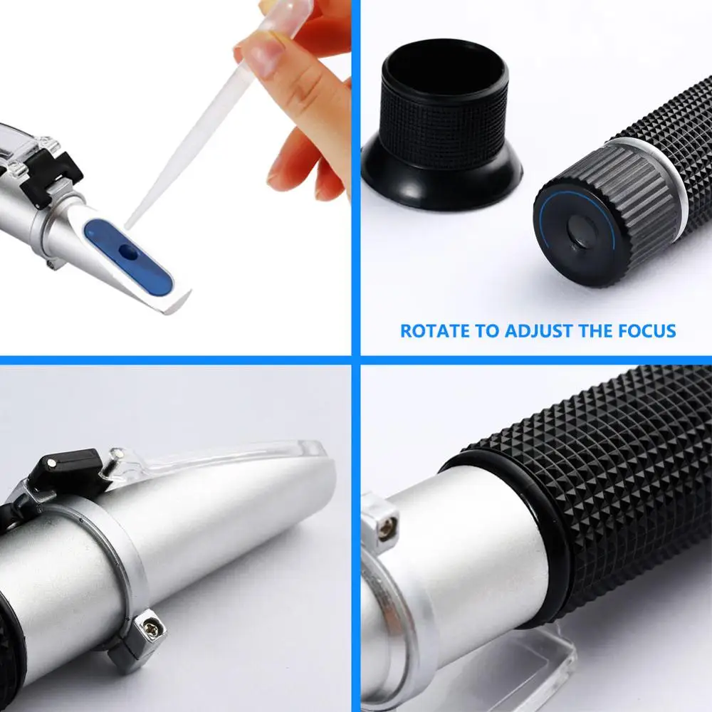 hot product brix portable beer refractometer 0 - 32SG% sugar testing sugar refractometer