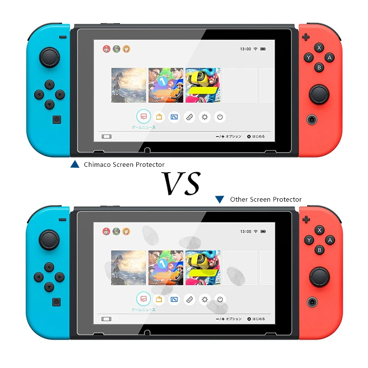 
0.33mm 2.5D 9H Hardness for Nintendo Switch Transparent Tempered Glass Screen Protector 