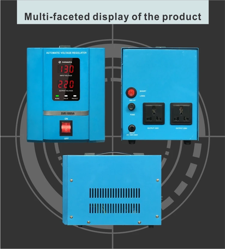 Svcn10kva Automatic Electronic Universal Socket Voltage Stabilizer