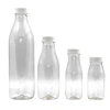 220ml 250ml 500ml 1000ml round clear PET plastic soy milk bottle