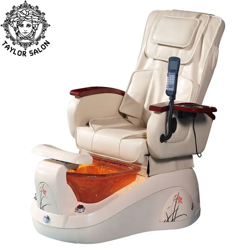 

nail salon manicure pedicure spa chair with pedicure bowl station, Optional