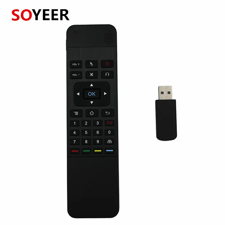 

Sale! Soyeer air mouse wireless keyboard T3 Two-way voice smart remote control air mouse keyboard