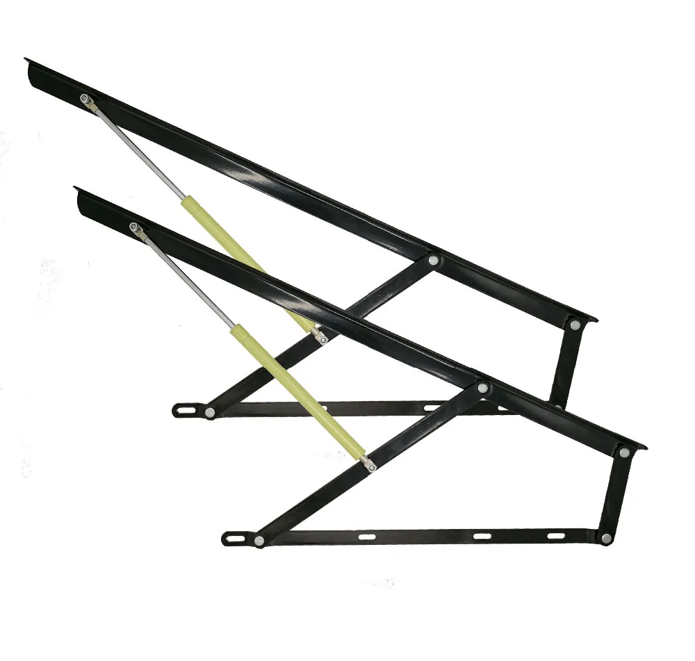 Folding Bed Lift Hardware Fittings Heavy Duty Gas Hydraulic Hinge For