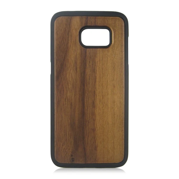 

High Quality PC+Bamboo Cellphone Case For Samsung S7 Edge