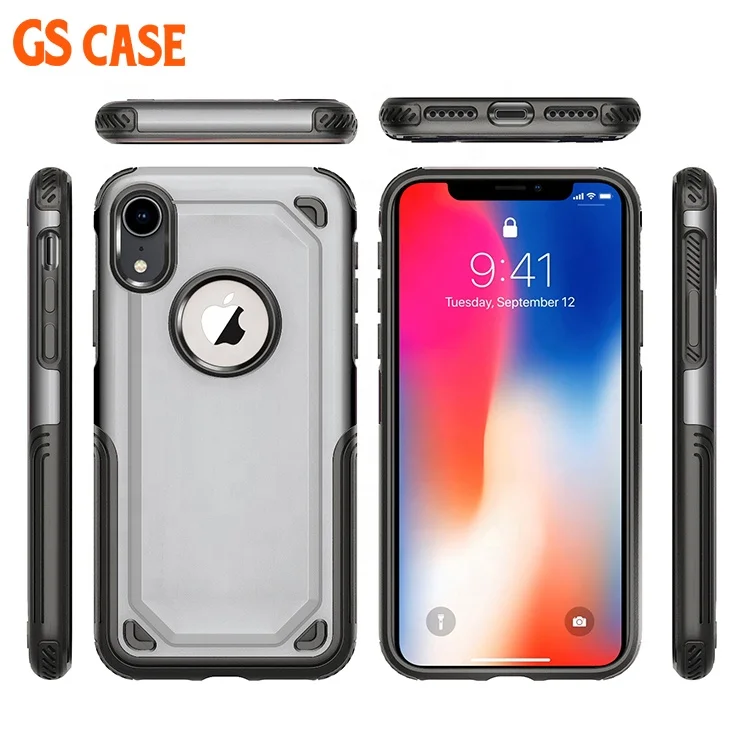 

2018 New Products New Mobile Phone Back Cover For Iphone XR Case , 2 in 1 PC+TPU Armor Combo Case For Iphone XR, N/a