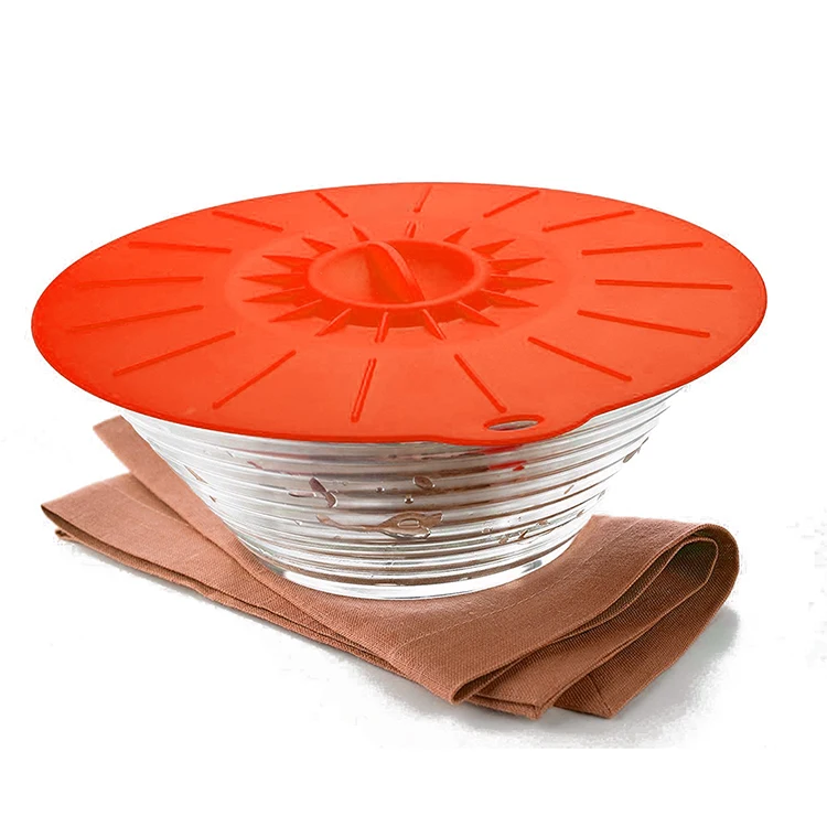New Product Ideas Microwave Safe Bpa Free Colorful Bowls Plate Pots Pans Five-Piece Food Grade Silicone Fresh-Keeping Cover 