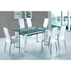 wholesale china designer imported triangle glass dining table