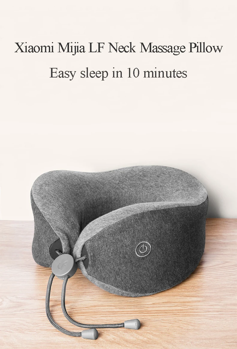 Original Xiaomi Massage Neck Pillow Neck Relax Sleep Pillow Muscle Therapy Massager Battery 
