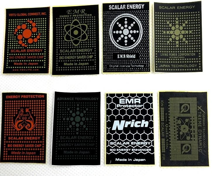 Paper Mobile Phone Radiation Protection Sticker Energy Saving EMF EMR Anti Radiation Sticker