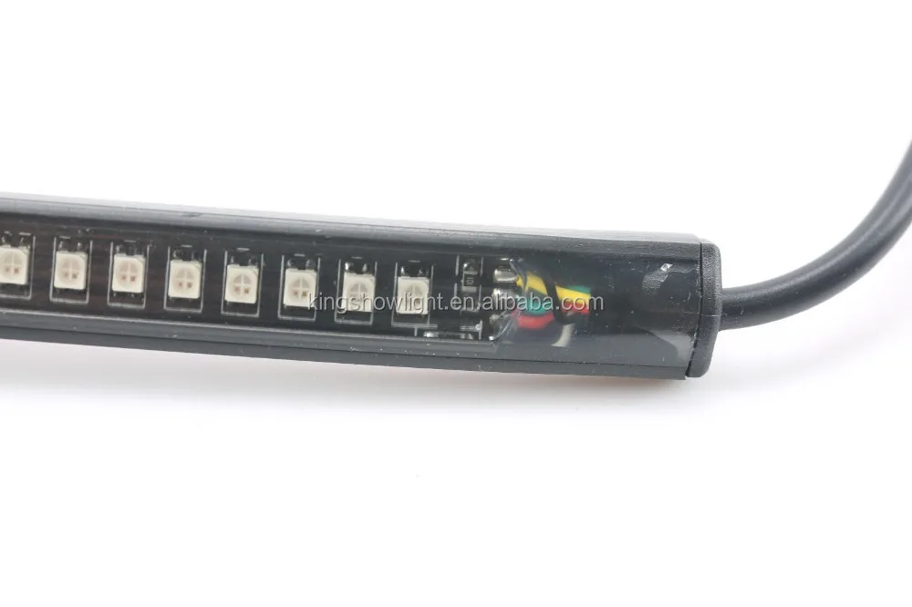 Motorcycle Led Turn Signal Light 3528 Chip Tail Brake Stop Light Strip