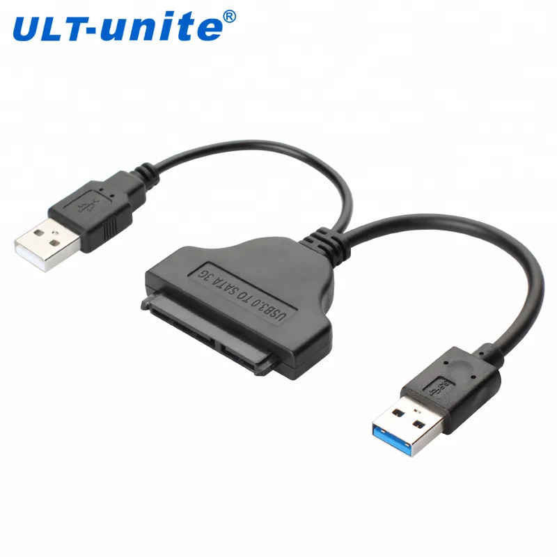 

USB 3.0 to SATA 2.5 HDD SDD Converter Adapter Adaptor Cable, Black