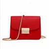 Multi-color women's chain sling bag Popular name brand sleek shoulder bags for ladies
