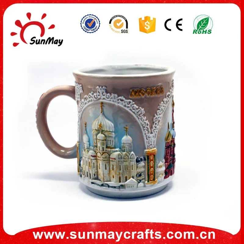 Wholesale Custom High Quality Russia Moscow Souvenir Ceramic Cup For ...