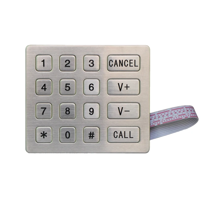 
4x4 matrix rubber tactile switch remote keylogger  (60558090853)