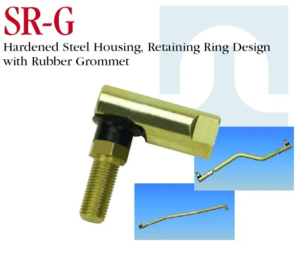 Srg Series Ball Joints / Hardened Steel Housing,Retaining Ring Design With Rubber Grommet Buy