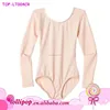 New!! Little Girls' Team Basics Long Sleeve dance Leotard pale pink