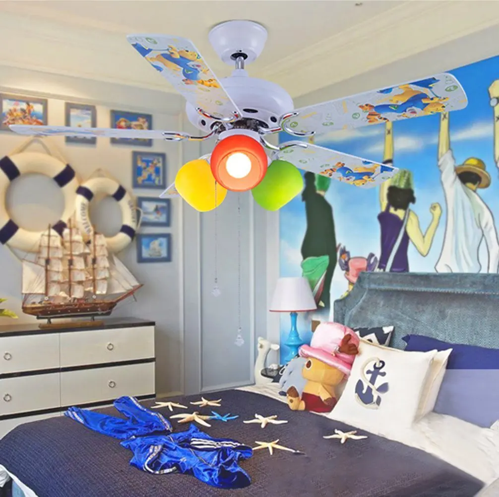 Buy Akronfire Cartoon Modern Ceiling Fan For Bedroom And
