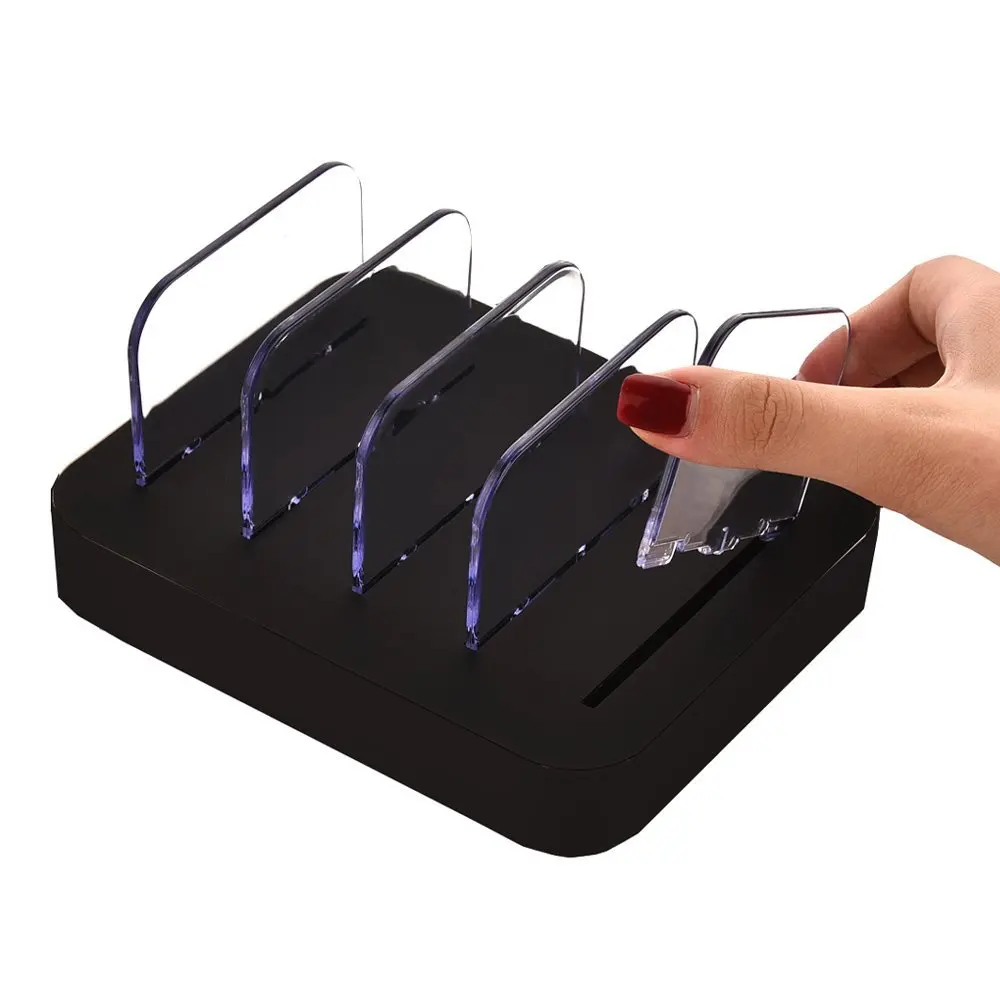 

New Product Ideas 2020 Detachable Universal Cell Phone 24W 6.8 A 4-Port USB Desktop Charging Stand Organizer, Black, white
