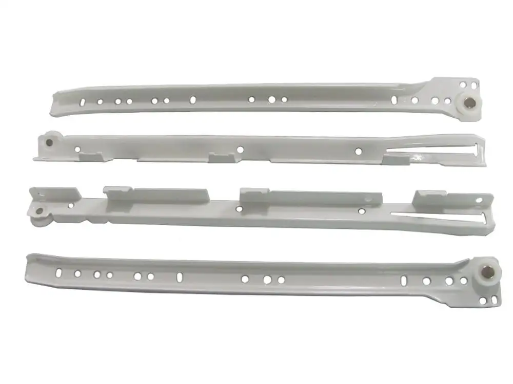 FGV side-clips Clamp-on locked channel rollers Drawer dust slides