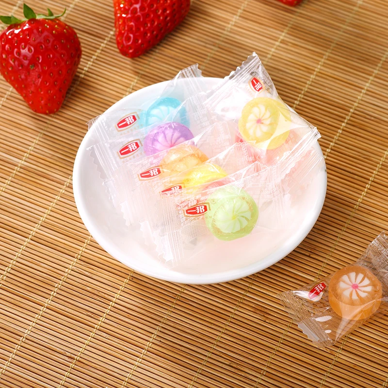 
Yibang Cute Design Green Candy Cherry Blossom Pattern High Quality Sweets In Bulk 