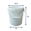 1/4 gallon cheese package food grade plastic clear pails