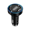 Multifunctional FM Transmitter Metal Car Kit Handsfree Radio Mp3 Player Support 3.0 Fast Charge made in China