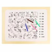 

Wholesale Silicone Baby Drawing Mat Tableware Coloring Placemat For Kids