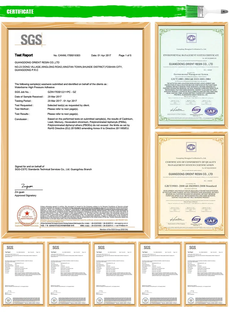 Flexible packaging polyurethane resin glue polyester fabric adhesive